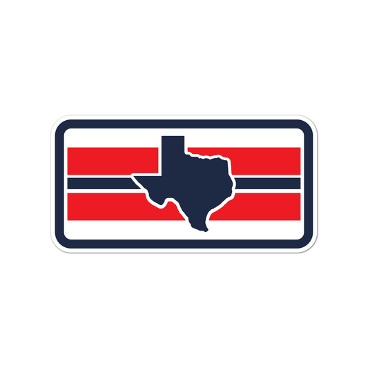 Striped Texas Sticker